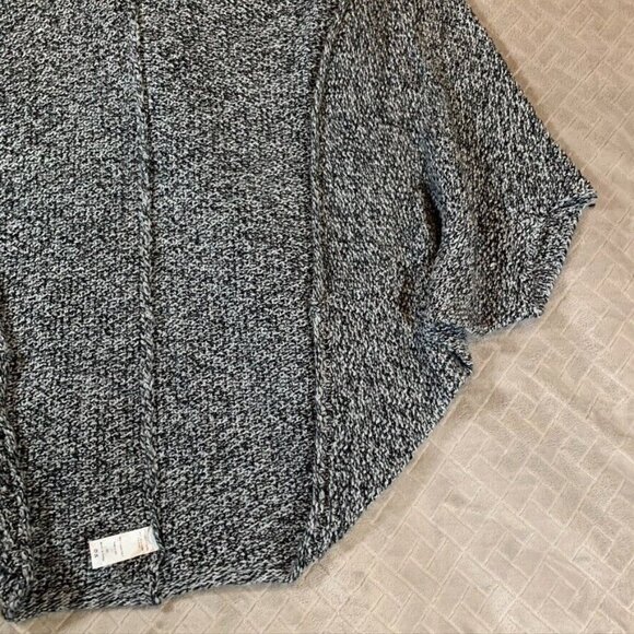 ASTR the Label Womens Medium Shrug Sweater Gray Baggy Lagenlook Open Front - Picture 4 of 11